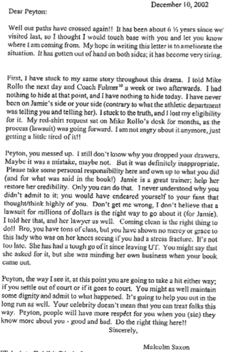 Illustration for article titled How Tennessee’s Sexual Harassment Allegations Caught Up With Peyton Manning 20 Years Later